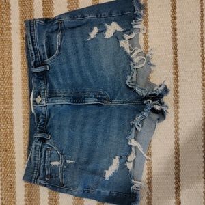 Abercrombie High Rise Mom Shorts 33/16